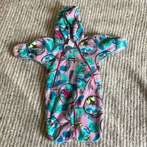 PATAGONIA fleece baby bunting